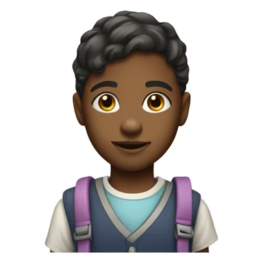 elementary school childreen with school outfit sticker