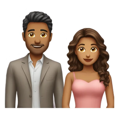 Couple-love-Colombian sticker