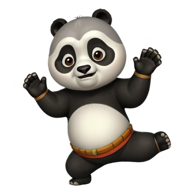 kung fu panda sticker
