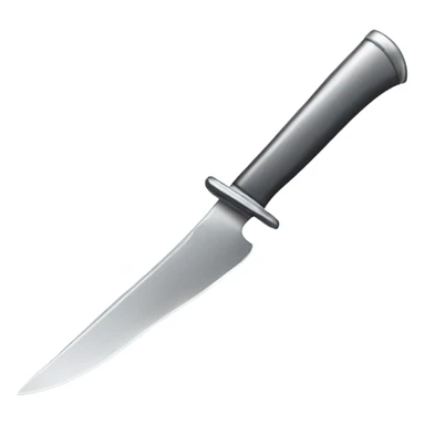 silver knife sticker
