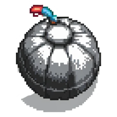 black bomb power up without fuse sticker