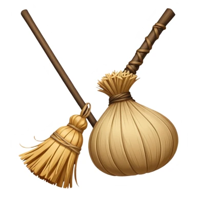 witch's broom sticker