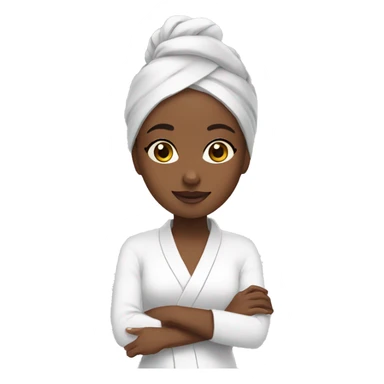 Girl spa day sticker