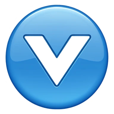 Verificación de tik tok azul sticker