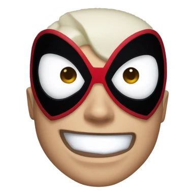 spiderman miles morales face sticker