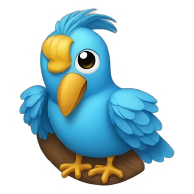 twitter bird as bsky sticker