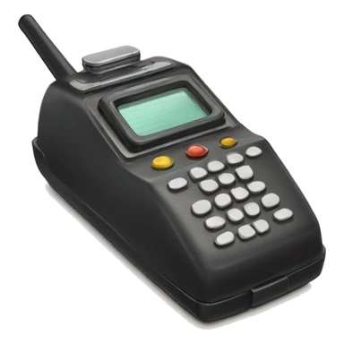 vintage Walkie talkie sticker