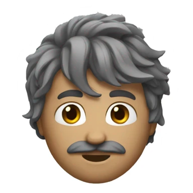 Un chauve qui se lave les cheveux  sticker