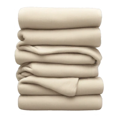cosy blanket stack beige sticker