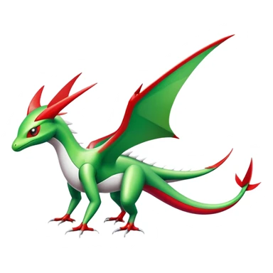 Modern Futuristic Flygon-Latias sticker