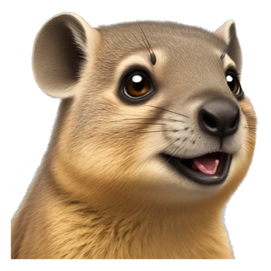 A hyrax that sings chappell roan sticker