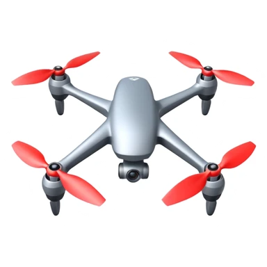 Drone – Quad-copter with spinning propellers sticker