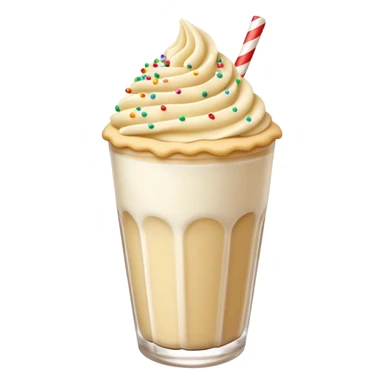 sugar Cookie Dough shake with sprinkles sticker
