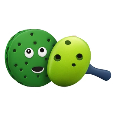 Pickle ball and paddle  sticker