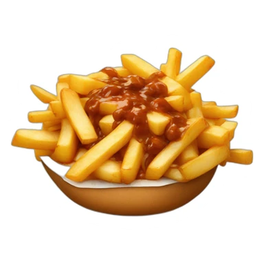 Poutine and potato  sticker