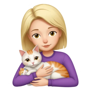 a lesbian and her cat sticker