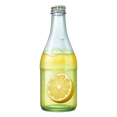 lemon soda bottle sticker