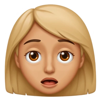 Eye roll while cringing sticker