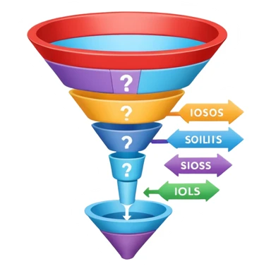 sales funnel sticker
