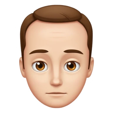 Big forehead sticker