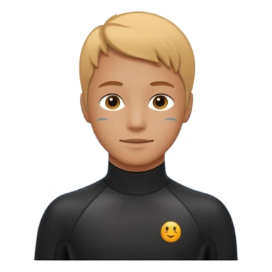 diver wetsuit sticker