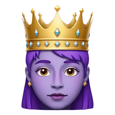 Purple royalty sticker