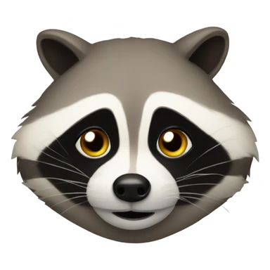 fat raccoon sticker