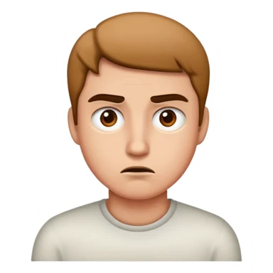 🙂 with an unimpressed look sticker