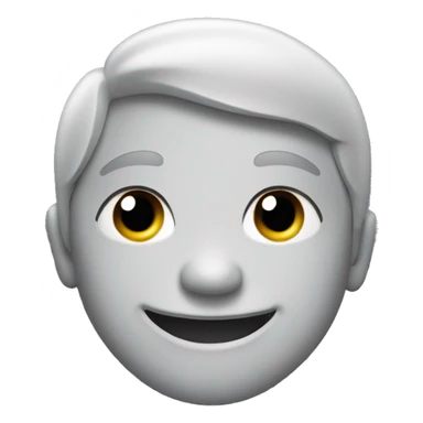 Smiling face with a mix of smirk sticker