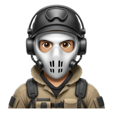 ghost operator from cod saying Anybody wants to play dmz  sticker