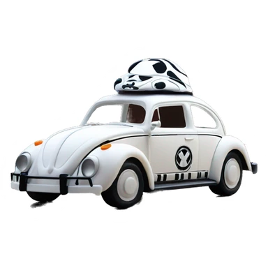 1956 First Order Storm Trooper themed Volkswagen bug sticker
