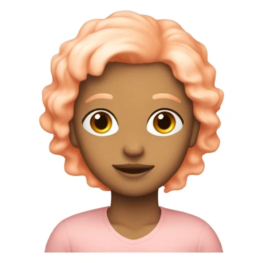 pastel pink tangerine sticker