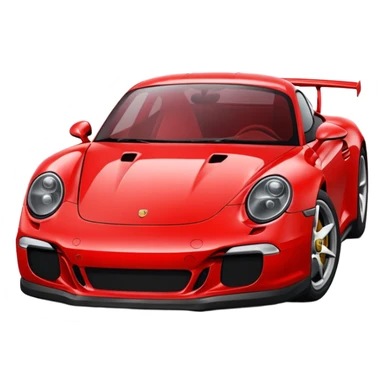 Porsche gt red sticker