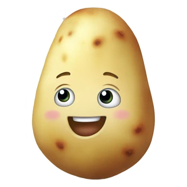 A happy potato ￼ sticker