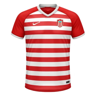 red soccer jersey sticker