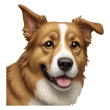 Bernie mountain dog happy sticker