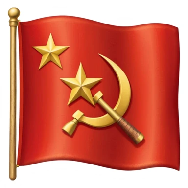 The flag of the Soviet Union (USSR) sticker