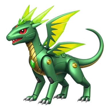 Vikavolt-Peppercat-Sceptile-Genesect-Miraidon-fusion, full body sticker