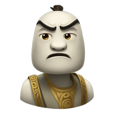 Lord Shen from kung fu panda sticker