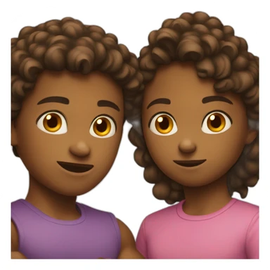 fighting siblings sticker