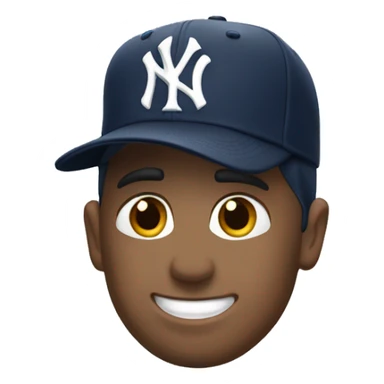 New York Yankees hat sticker
