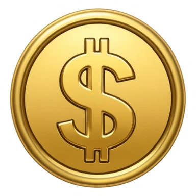 signo de $ realista sticker