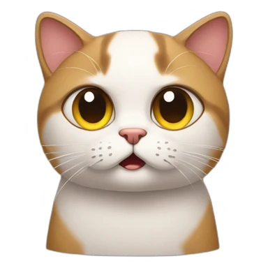 Unimpressed cat sticker