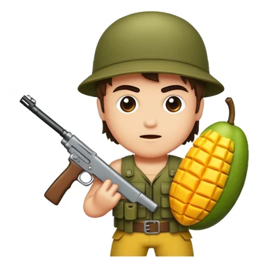 mango pixelar rambo styile sticker