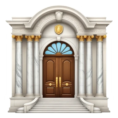 luxury mansion with grand entrance sticker