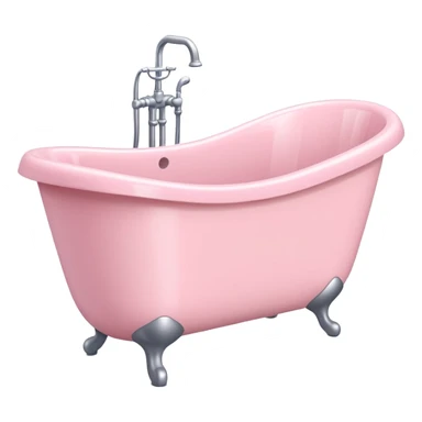 babypink bathtub sticker