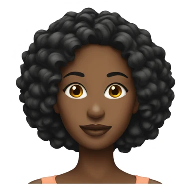 Gorgeous black woman sticker