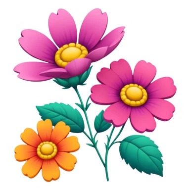  Flower Design tape piece sticker