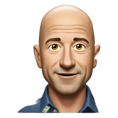 jeff bezos make it rain sticker