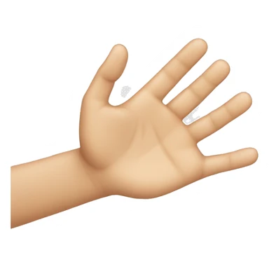 two hands with index fingertips touching sticker